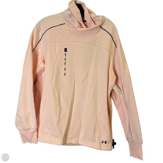 Athletic Sweatshirt Collar By Under Armour In Pink, Size: M