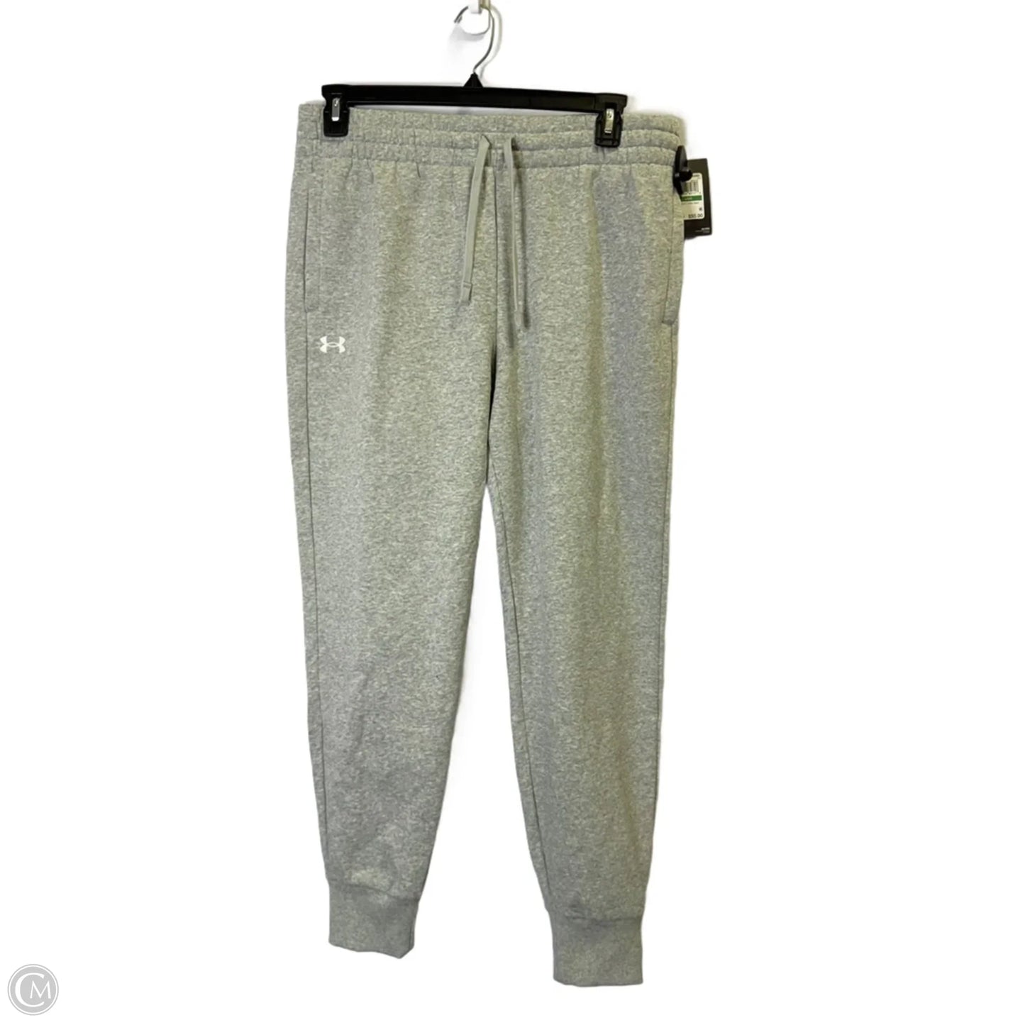 Athletic Pants By Under Armour In Grey, Size: L