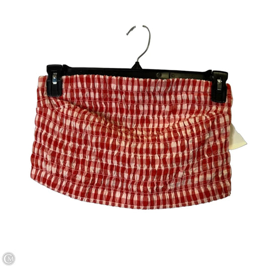 Top Sleeveless By Universal Thread In Striped Pattern, Size: M