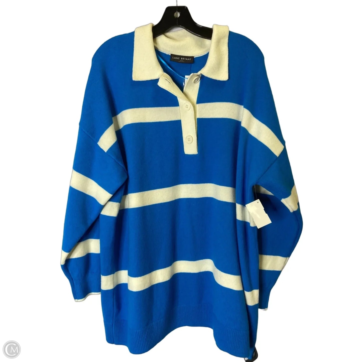 Sweater By Lane Bryant In Blue, Size: 22