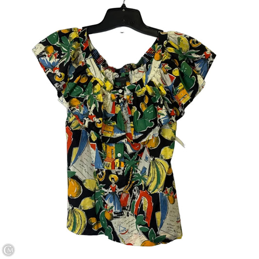 Top Sleeveless By J. Crew In Multi-colored, Size: 6