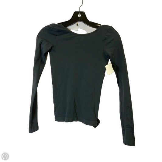Athletic Top Long Sleeve Crewneck By Free People In Navy, Size: Xs