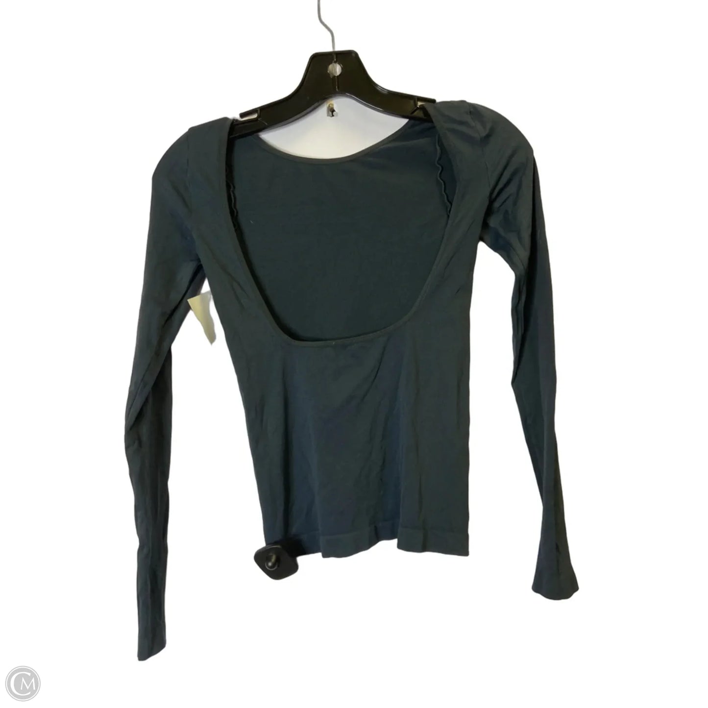 Athletic Top Long Sleeve Crewneck By Free People In Navy, Size: Xs