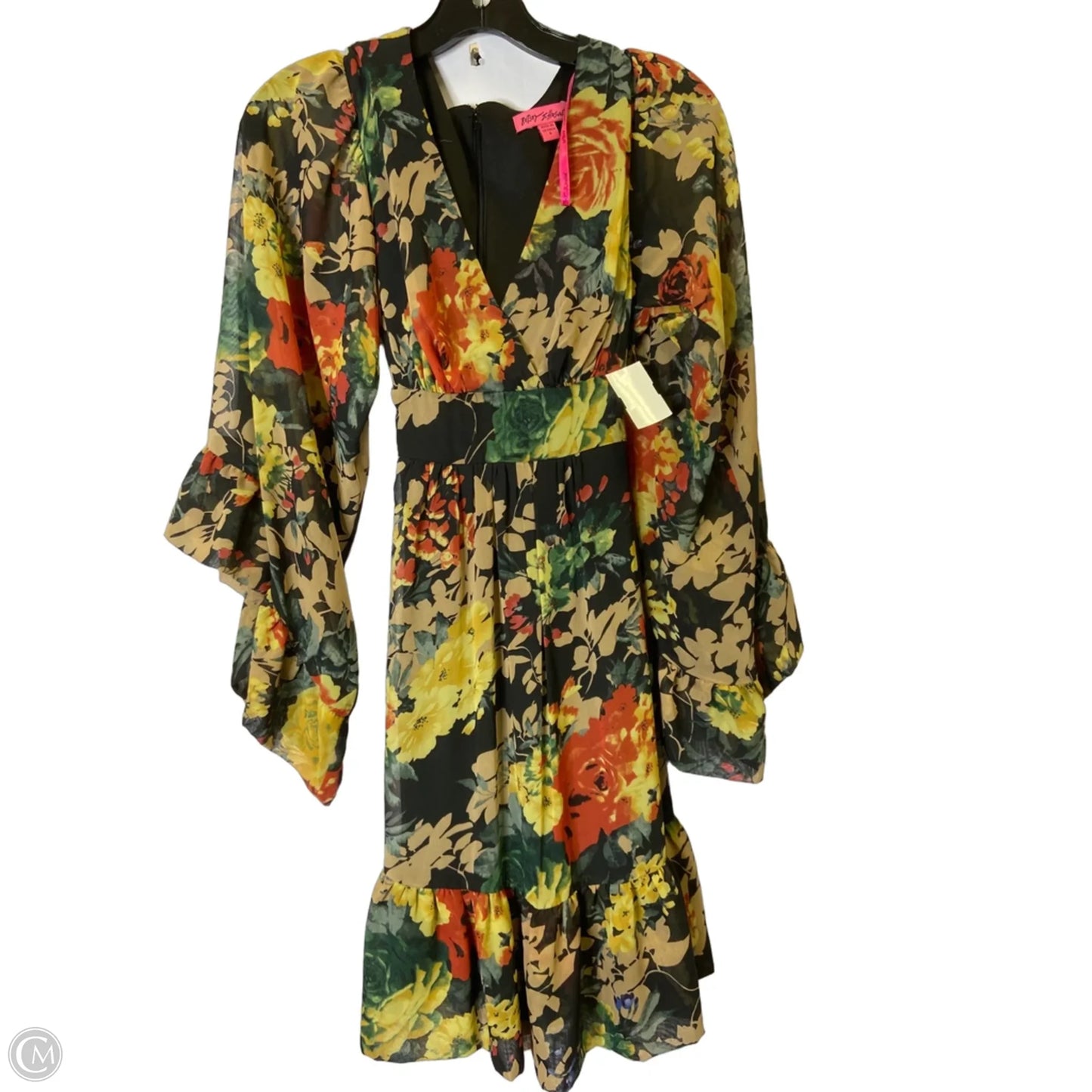 Dress Casual Short By Betsey Johnson In Floral Print, Size: 4
