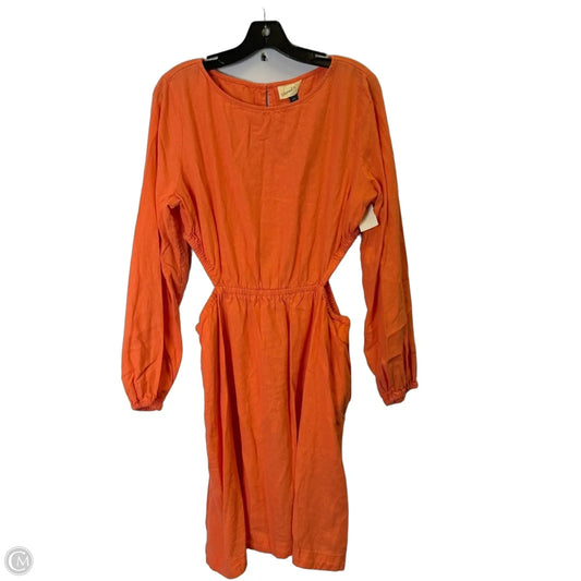 Dress Casual Short By Universal Thread In Coral, Size: L