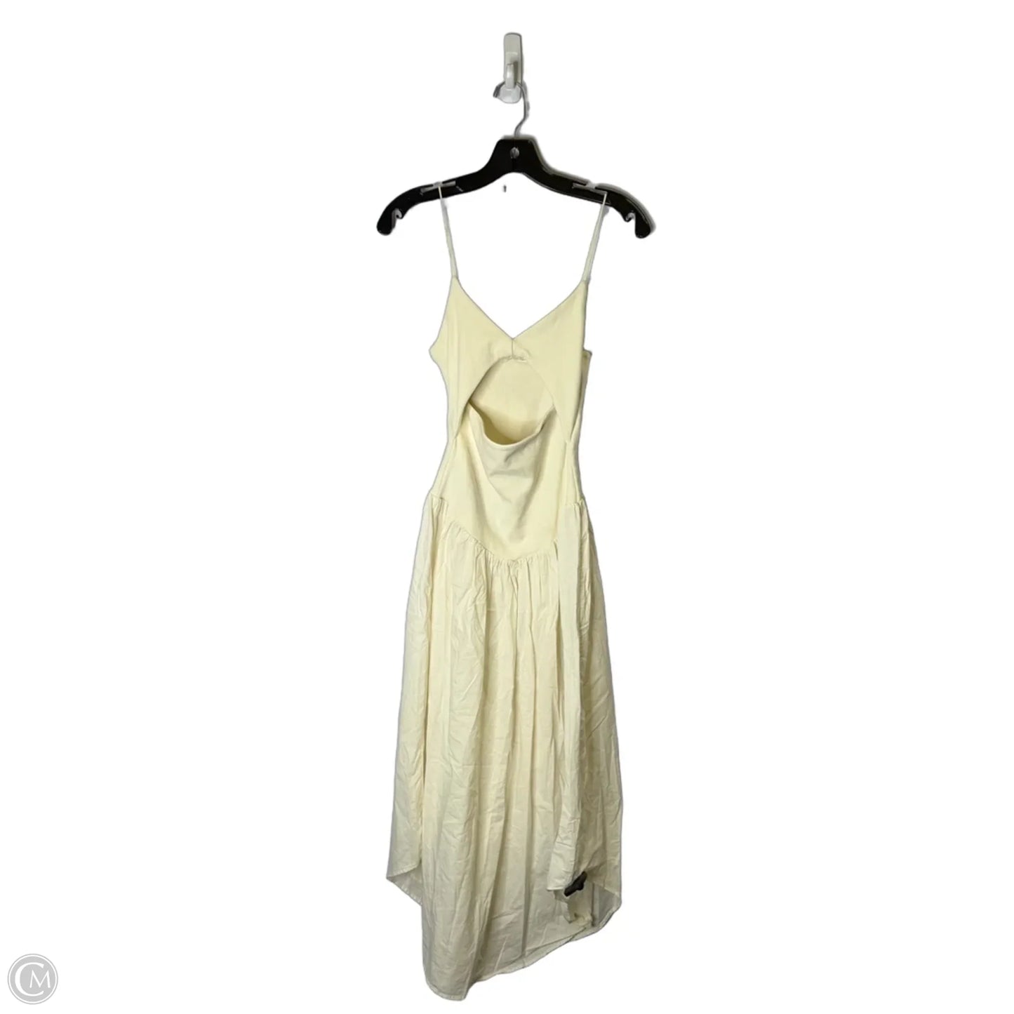 Dress Casual Maxi By Zara In Cream, Size: M