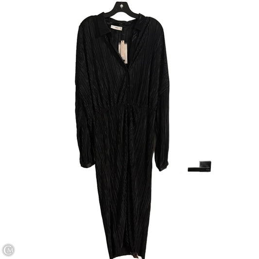 Dress Casual Midi By Mng In Black, Size: 10