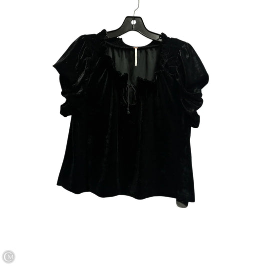 Top Short Sleeve By Free People In Black, Size: S