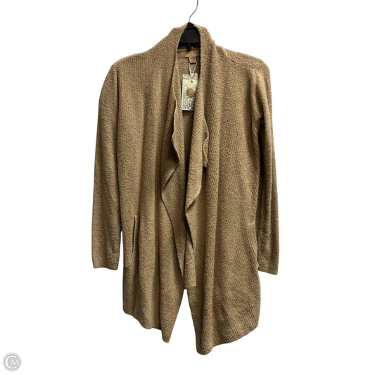 Sweater Cardigan By Barefoot Dreams In Tan, Size: Xxsp