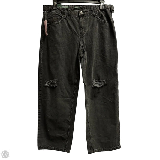 Jeans Wide Leg By Wild Fable In Black, Size: 12