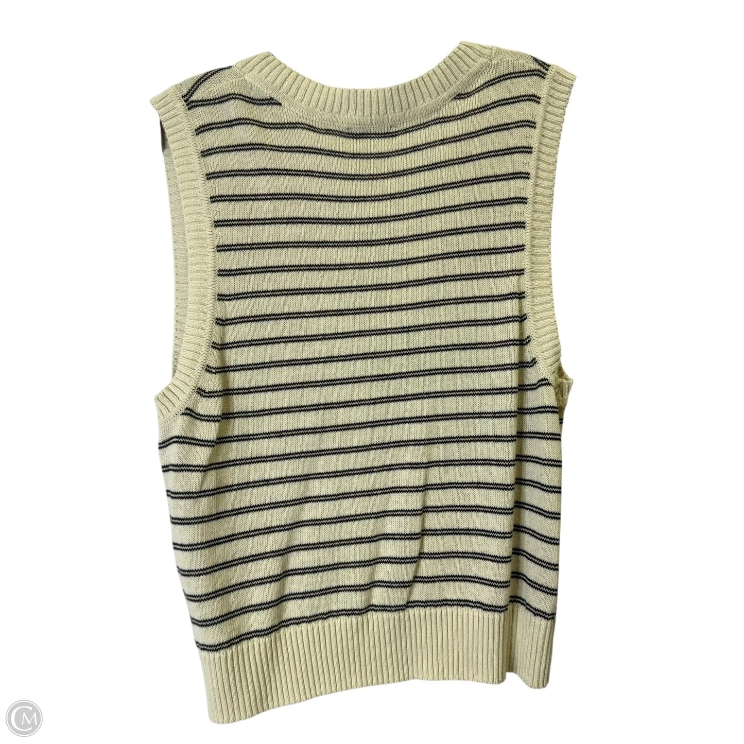 Vest Other By Gap In Striped Pattern, Size: L