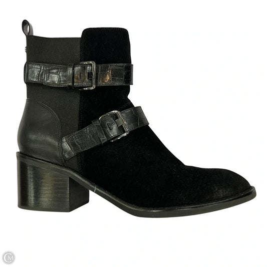 Boots Ankle Heels By Donald Pliner In Black, Size: 10
