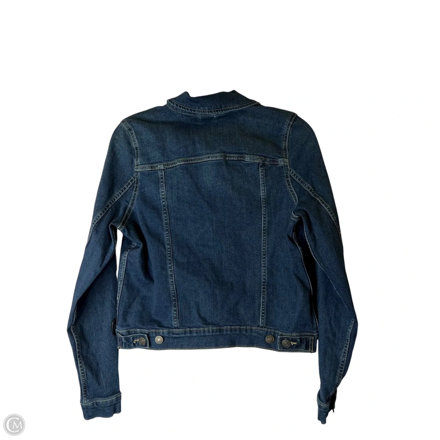 Jacket Denim By Calvin Klein In Blue Denim, Size: S