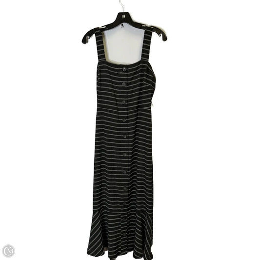 Dress Casual Midi By Banana Republic In Black, Size: 6