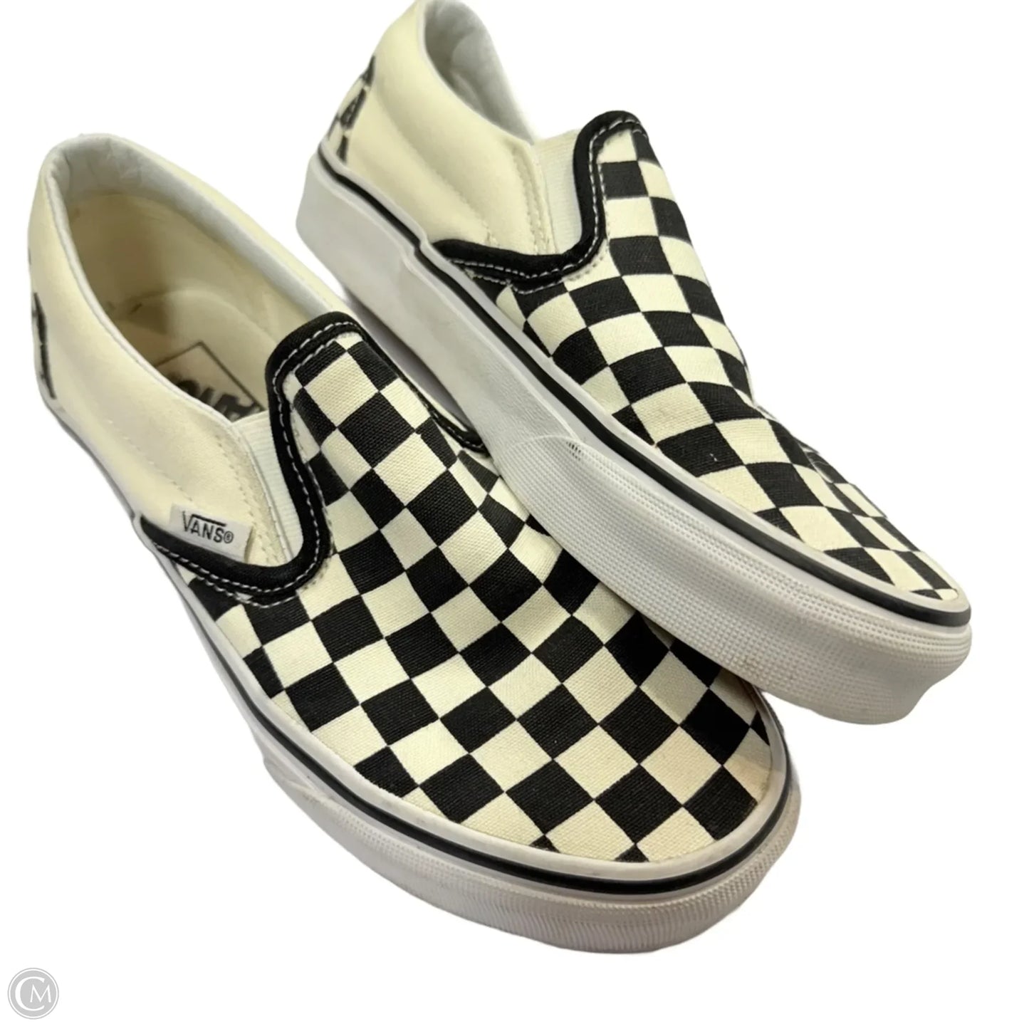 Shoes Sneakers By Vans In Checkered Pattern, Size: 6