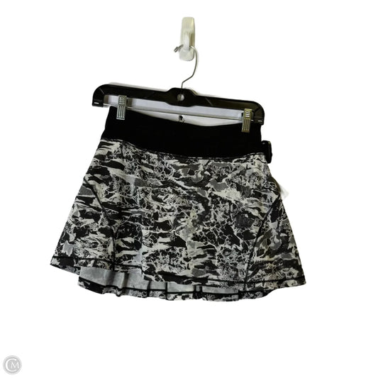 Athletic Skort By Lululemon In Black, Size: 2
