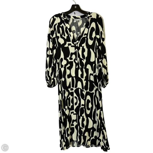 Dress Casual Maxi By Zara In Black & White, Size: S