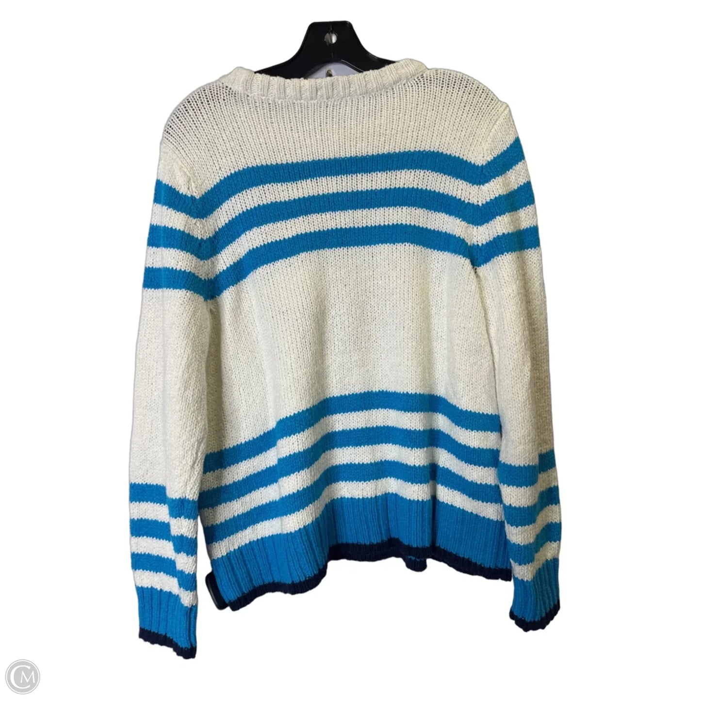 Sweater By Clothes Mentor In Cream, Size: L