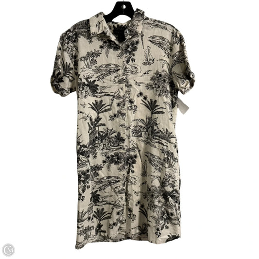 Dress Casual Midi By Tahari In White, Size: S