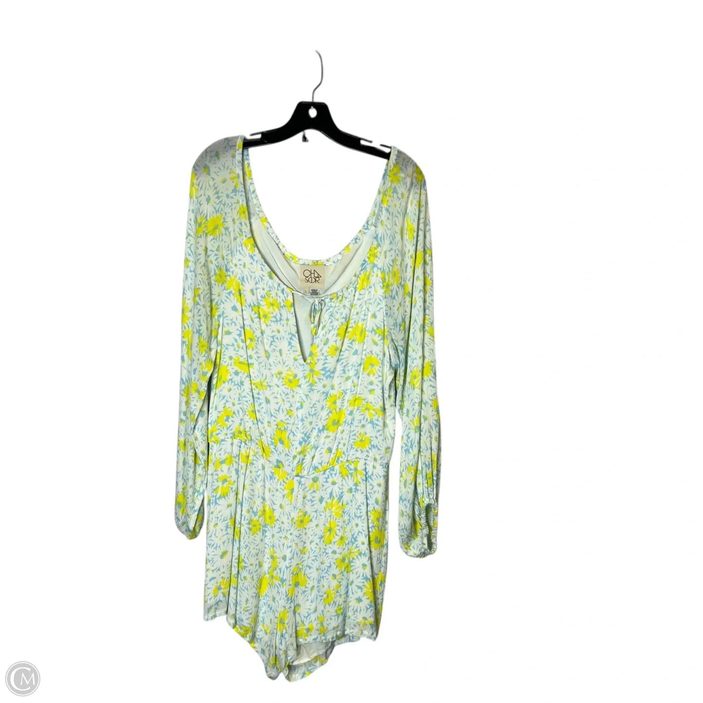 Romper By Chaser In Yellow, Size: L