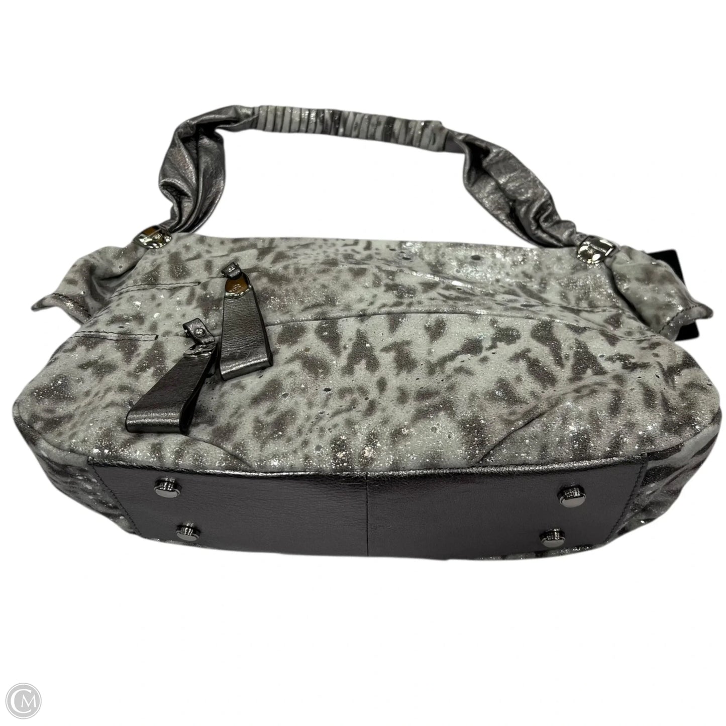 Handbag Leather By B. Makowsky, Size: Medium