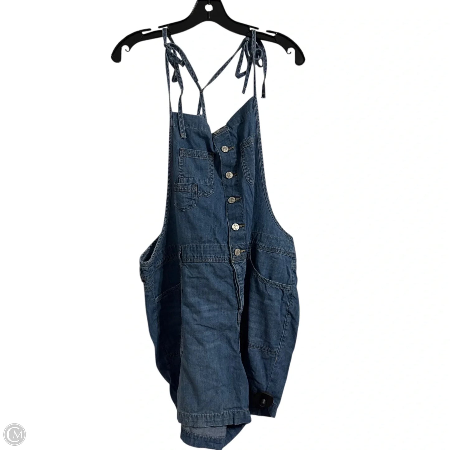 Shortalls By Torrid In Blue Denim, Size: 16