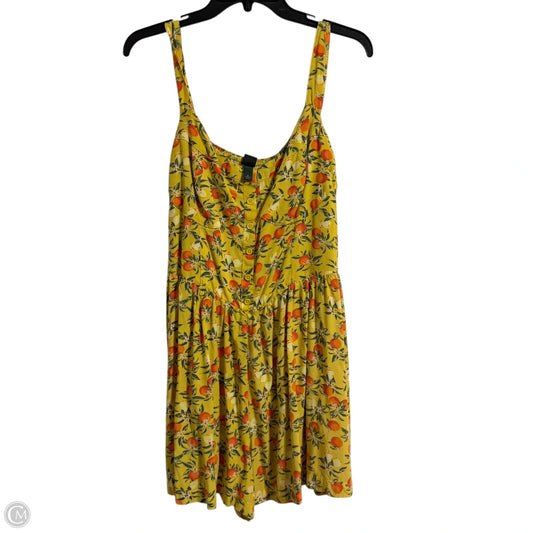 Romper By Wild Fable In Yellow, Size: Xl