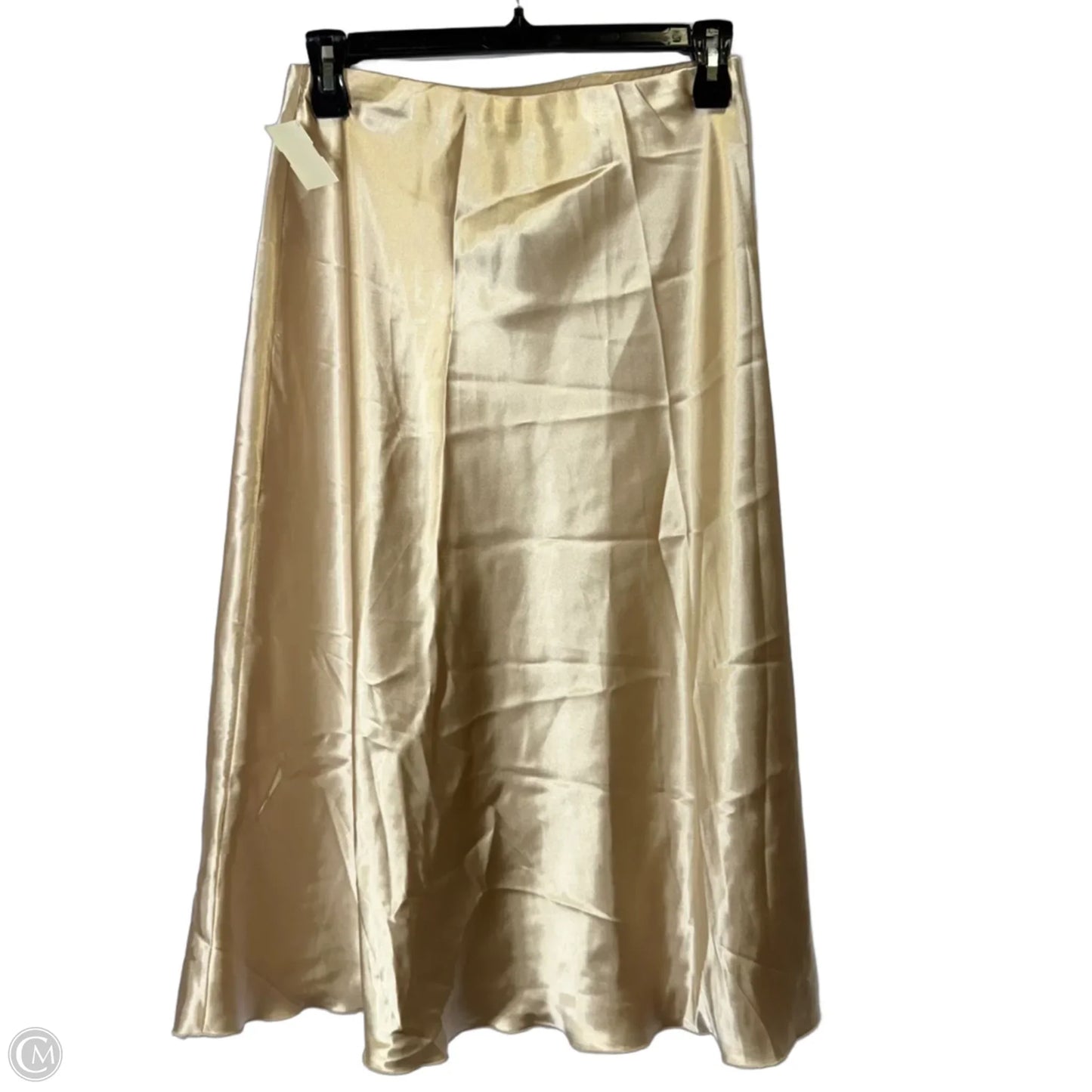 Skirt Midi By Nicole Miller In Gold, Size: L