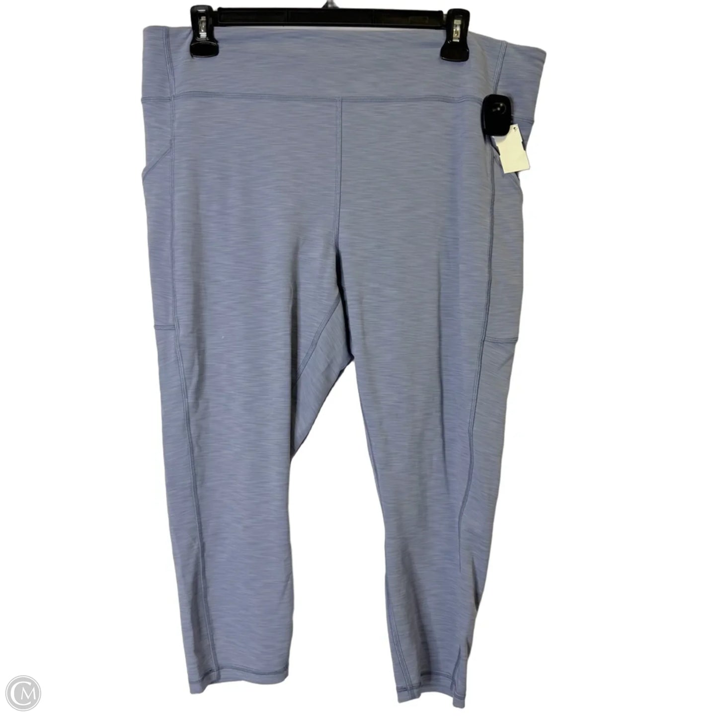 Athletic Capris By Lululemon In Blue, Size: 20