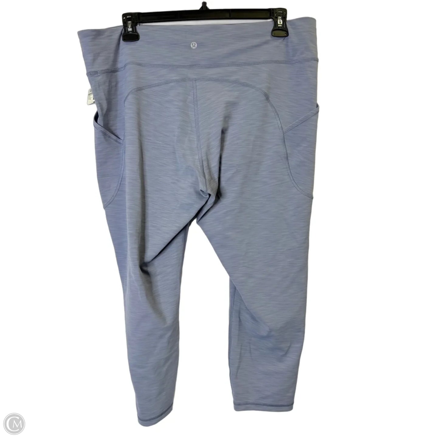 Athletic Capris By Lululemon In Blue, Size: 20