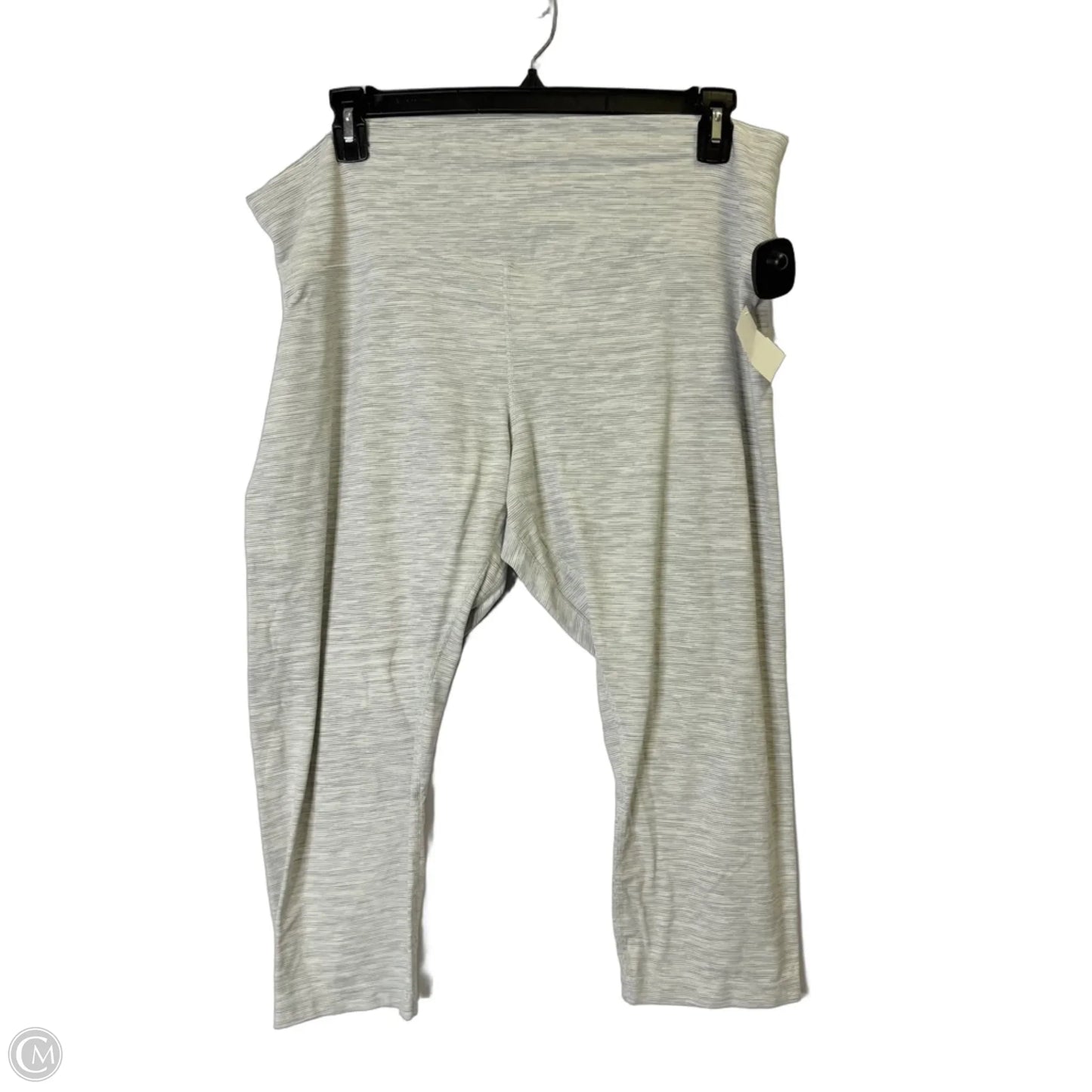 Athletic Capris By Lululemon In Grey, Size: 20