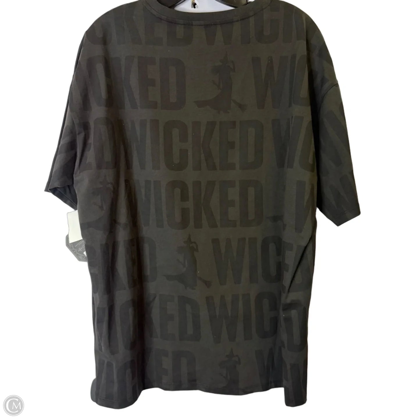 Top Short Sleeve Basic By Clothes Mentor In Black, Size: L