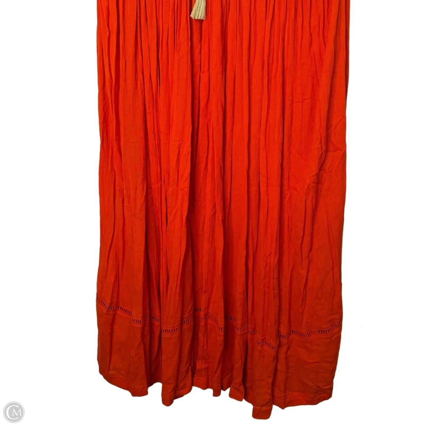 Dress Casual Midi By Free People In Orange, Size: L