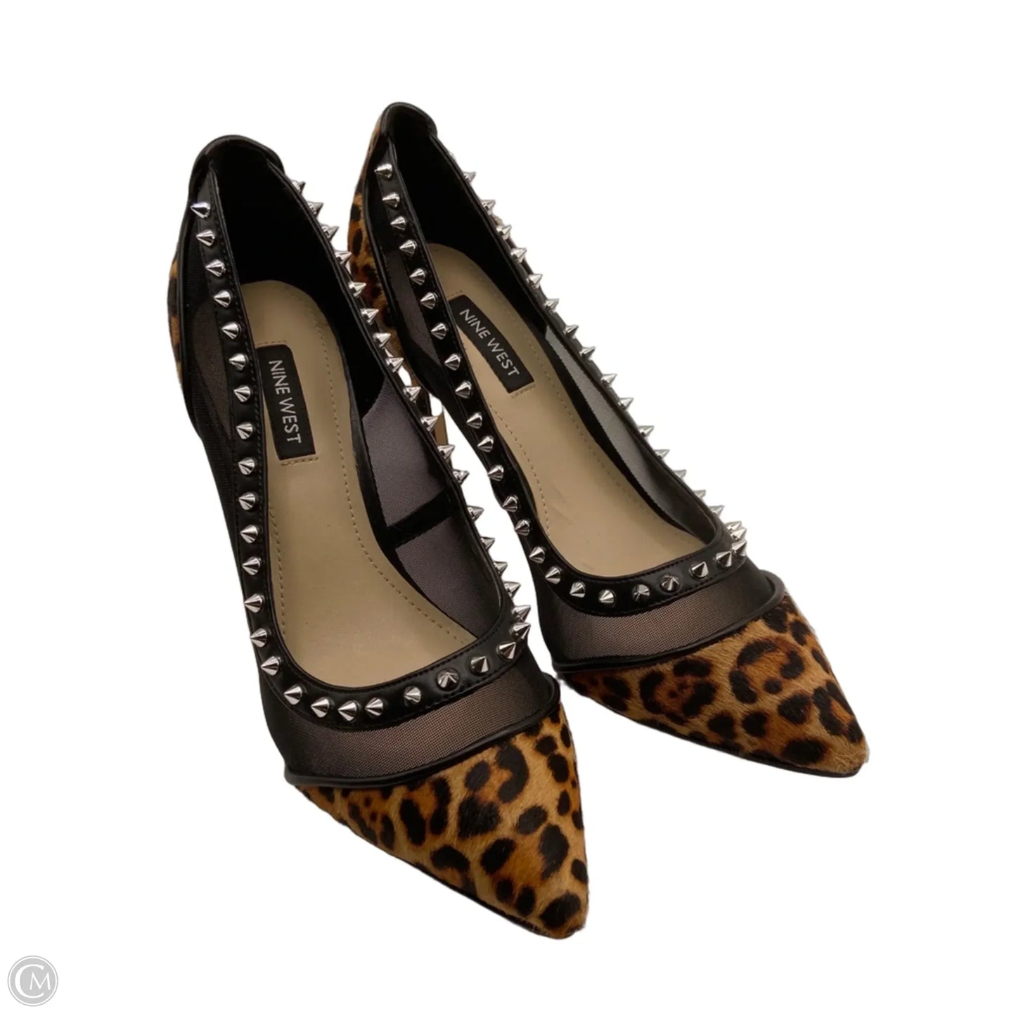 Shoes Heels Stiletto By Nine West In Animal Print, Size: 7