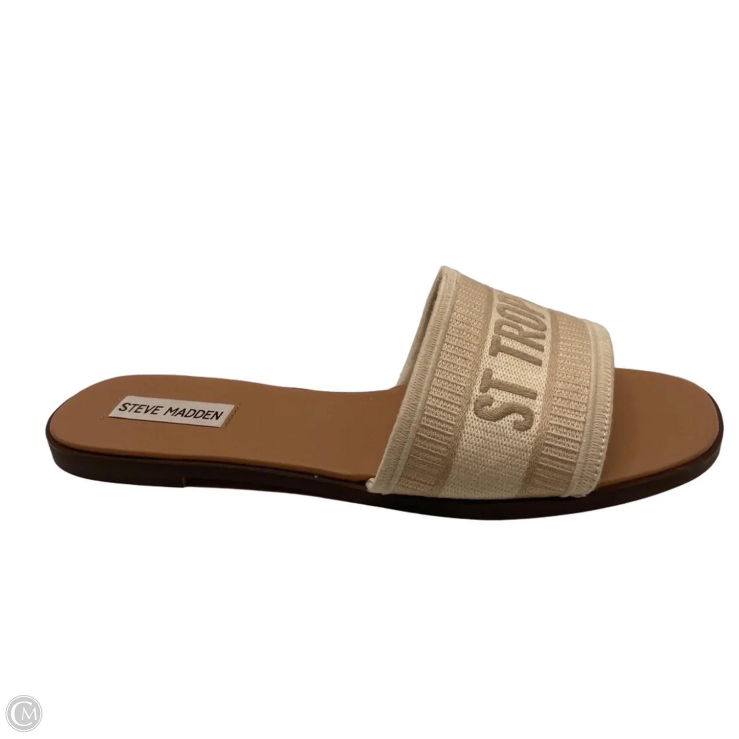 Sandals Flats By Steve Madden In Cream, Size: 9.5