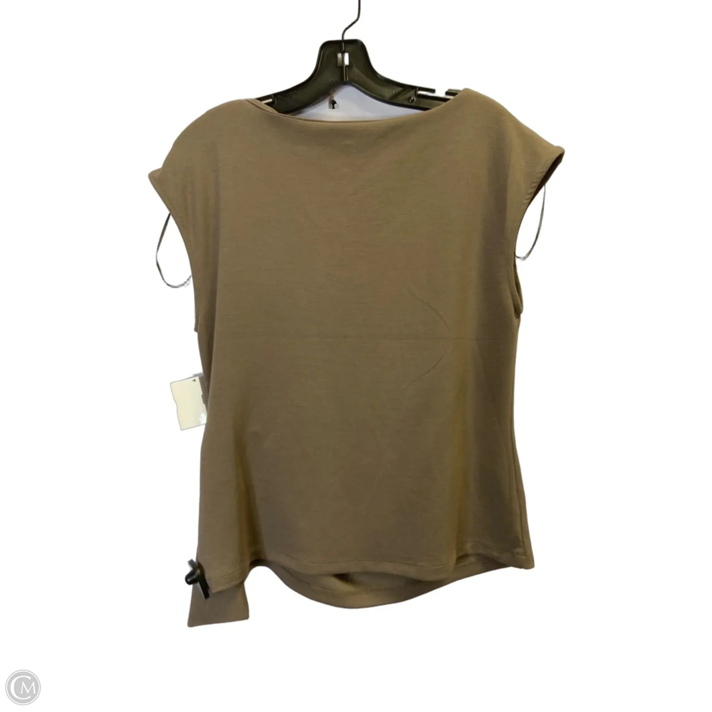 Top Sleeveless By Cable And Gauge In Taupe, Size: L