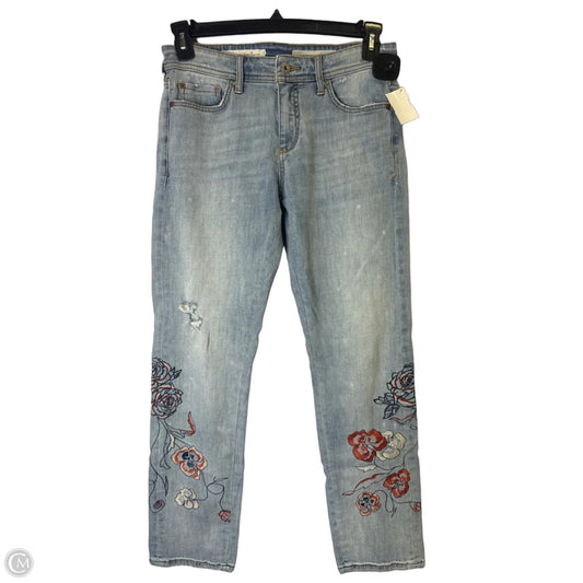 Jeans Straight By Pilcro In Blue Denim, Size: 6