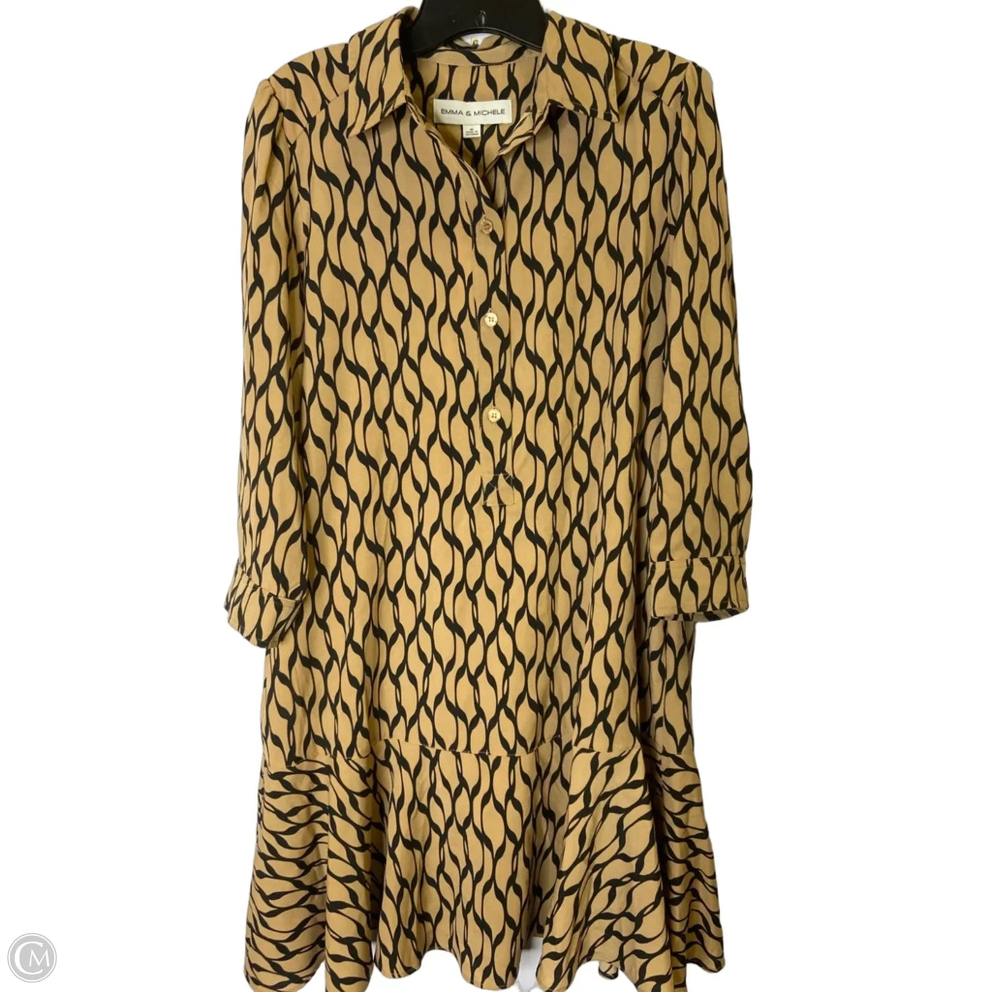 Dress Casual Short By Emma And Michele In Tan, Size: M
