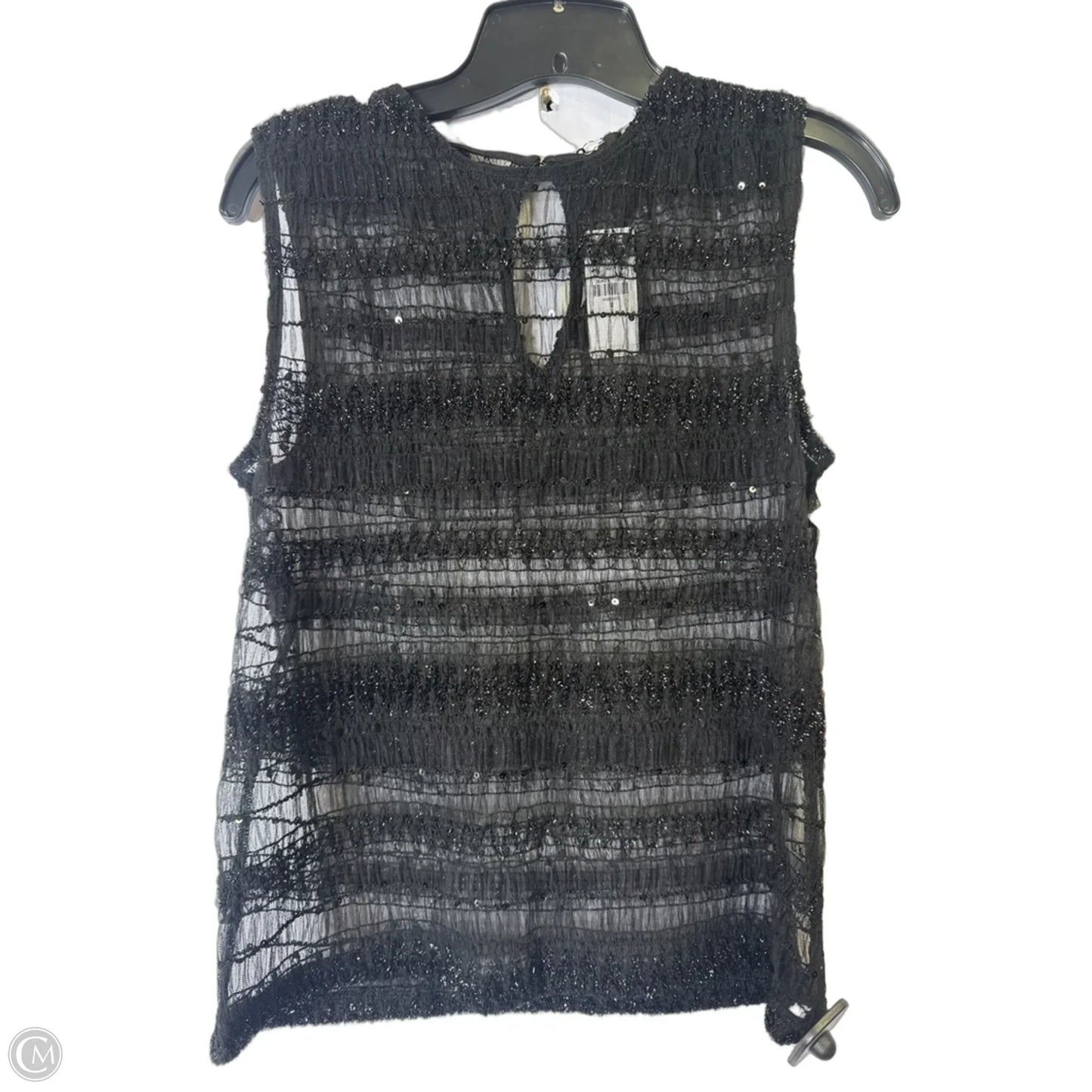 Top Sleeveless By Express In Black, Size: S
