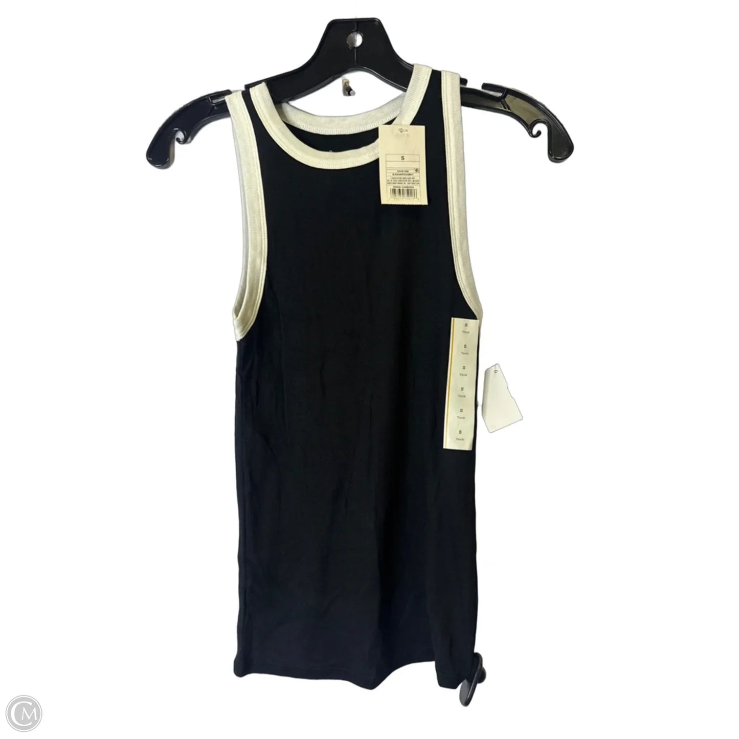 Top Sleeveless Basic By A New Day In Black & White, Size: S
