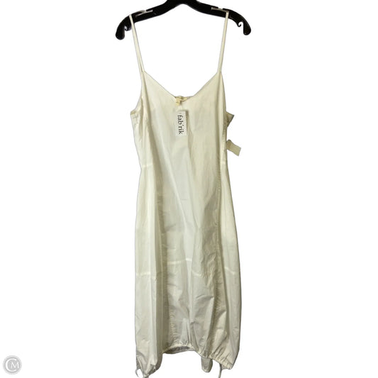 Dress Casual Midi By Fabrik In White, Size: M