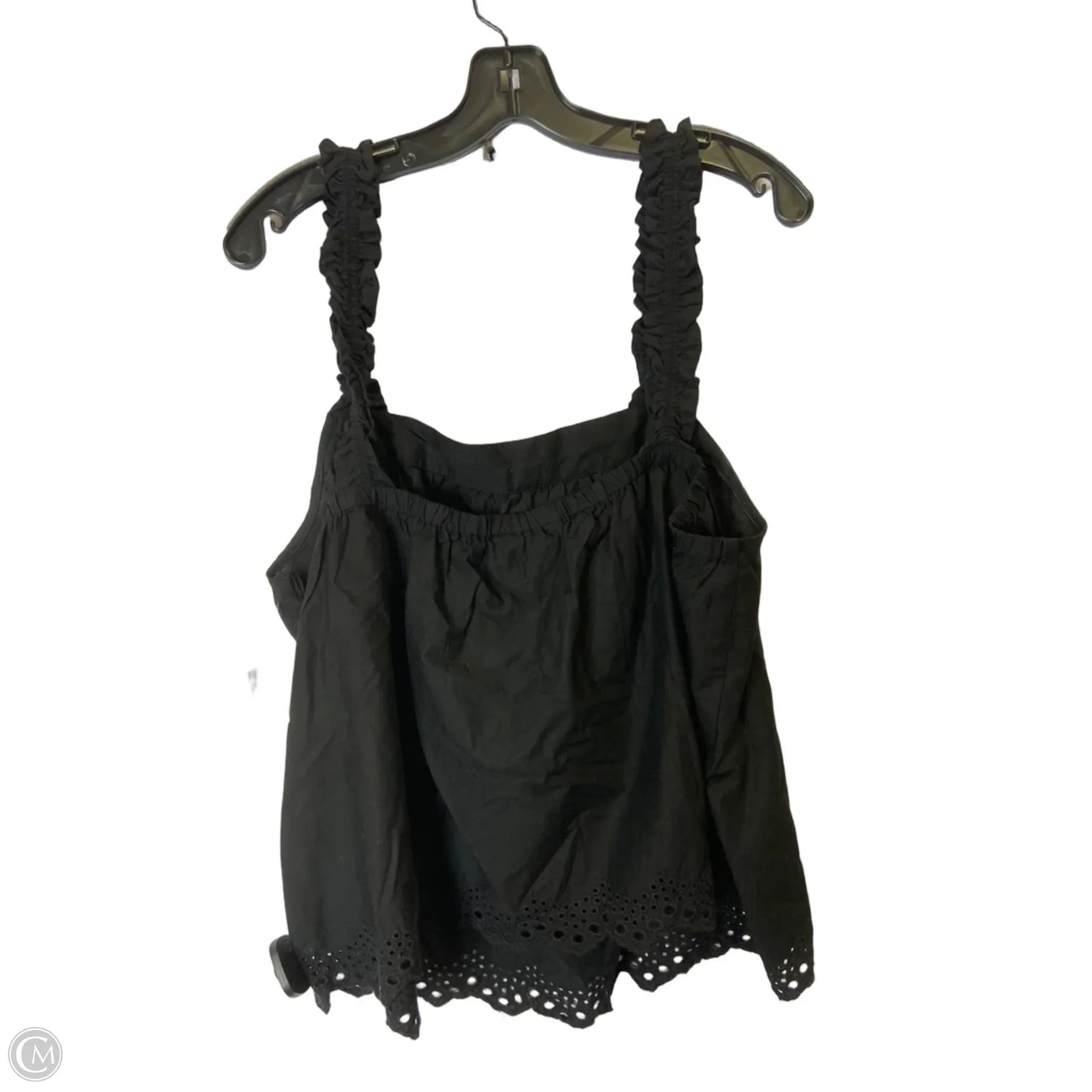 Top Sleeveless By Time And Tru In Black, Size: Xl