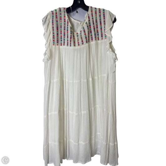 Dress Casual Short By Studio West In White, Size: Xl
