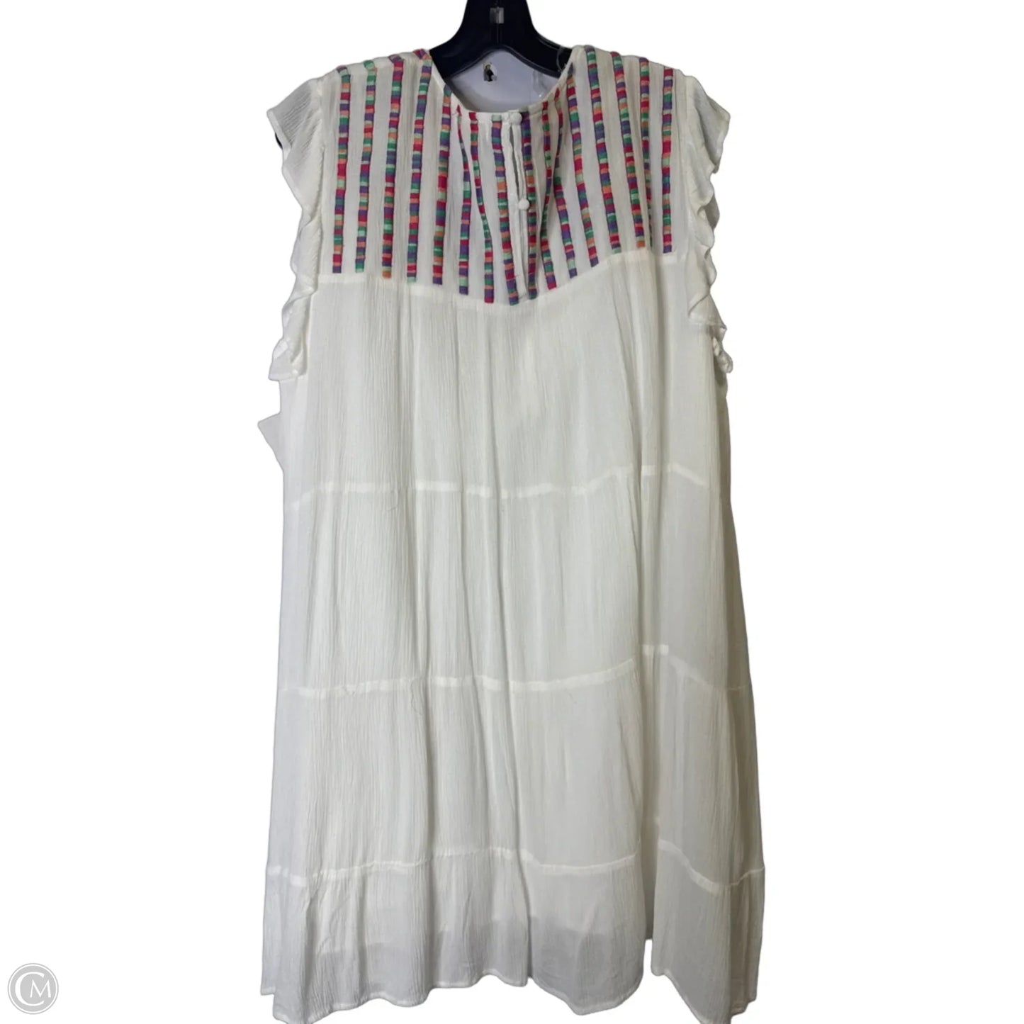 Dress Casual Short By Studio West In White, Size: Xl