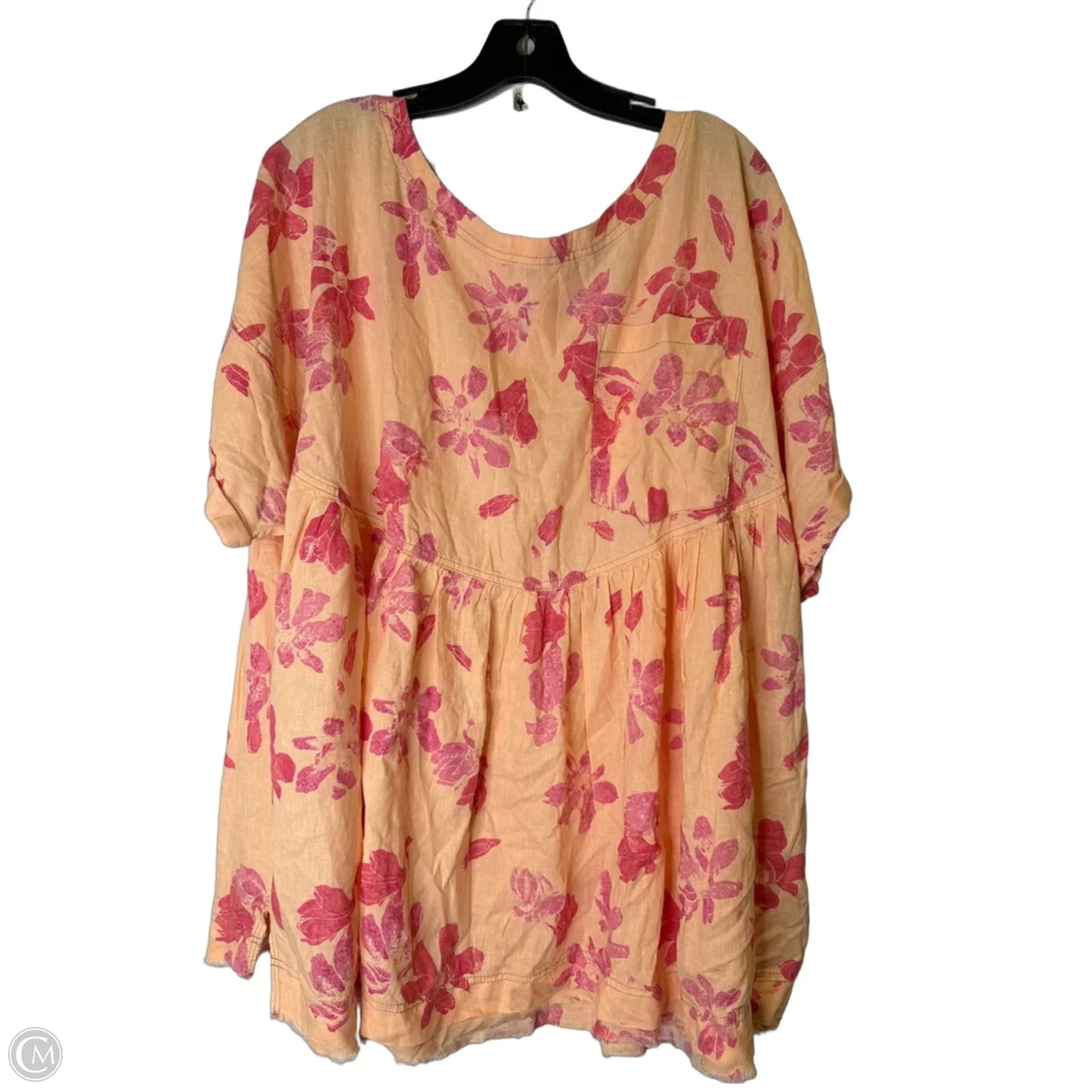 Top Short Sleeve By We The Free In Pink, Size: Xl