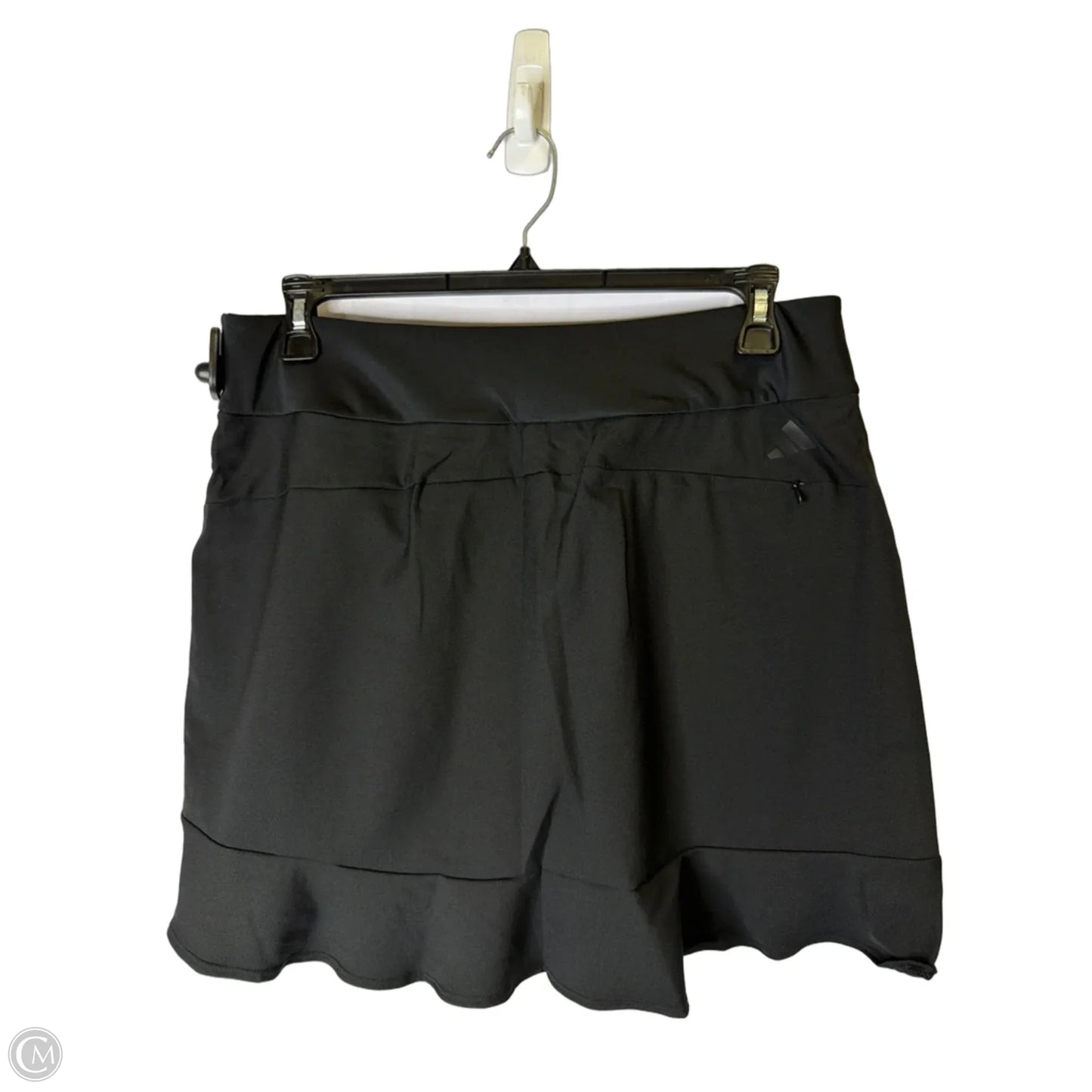 Athletic Skirt By Adidas In Black, Size: L