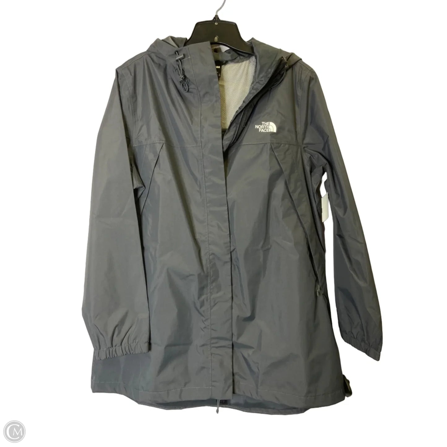 Coat Raincoat By The North Face In Grey, Size: Xl