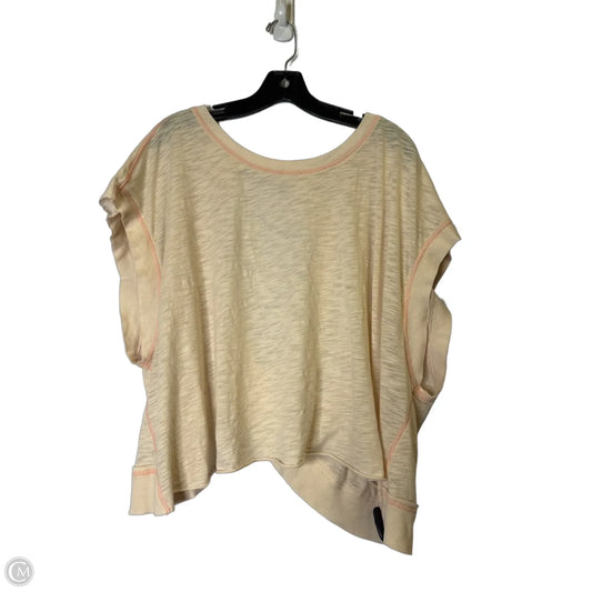 Athletic Top Short Sleeve By Free People In Pink, Size: L