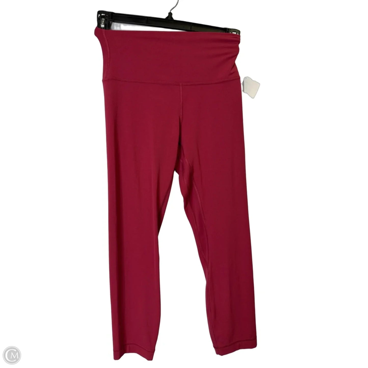 Athletic Capris By Lululemon In Pink, Size: 6