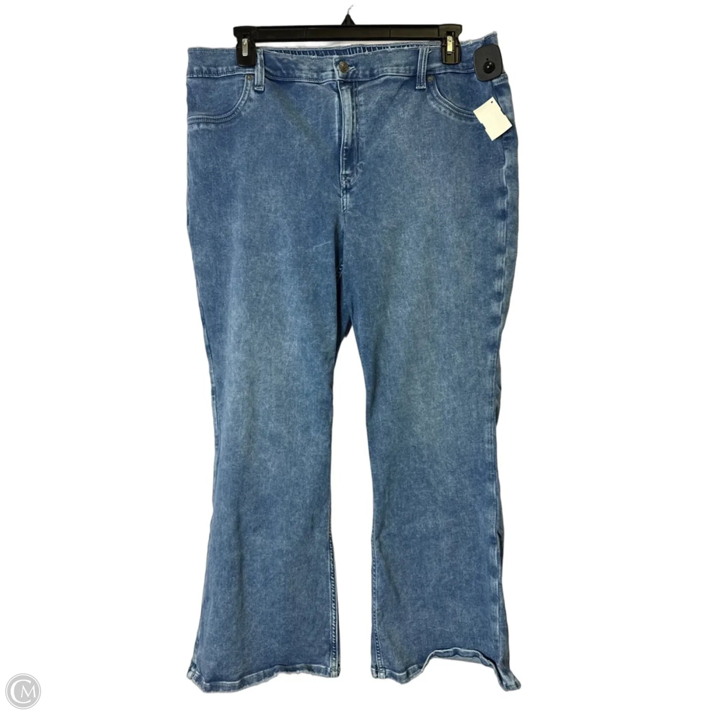 Jeans Flared By Aerie In Blue Denim, Size: Xxl